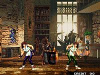 une photo d'Ã©cran de The King of Fighters 95 sur Sega Saturn